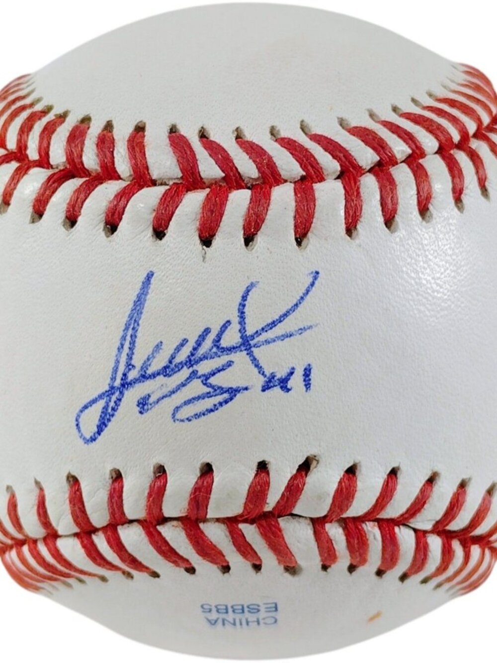 Alexi Ogando Autographed Baseball Texas Rangers Signed COA Auto
